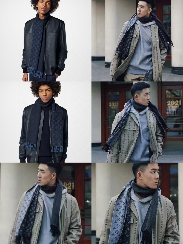 Streetwear Scarf LV 329696 SIZE:36cm*200cm