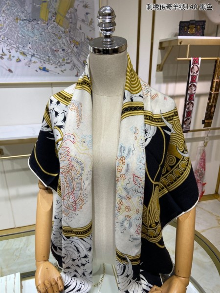 Streetwear Scarf Hermes 329713 SIZE:140cm*140cm