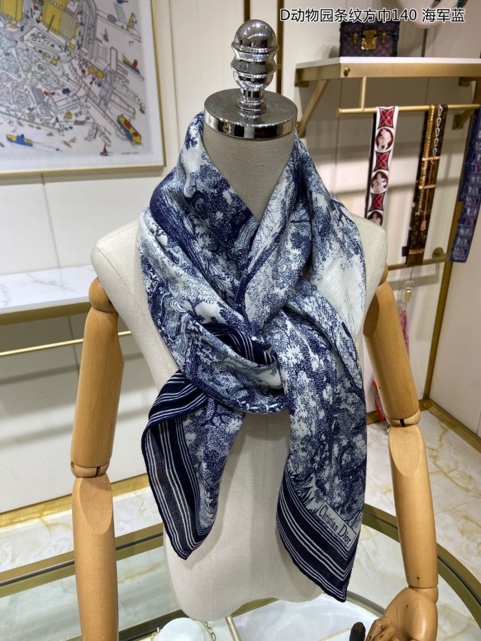 Streetwear Scarf Dior 329710 SIZE:140*140cm