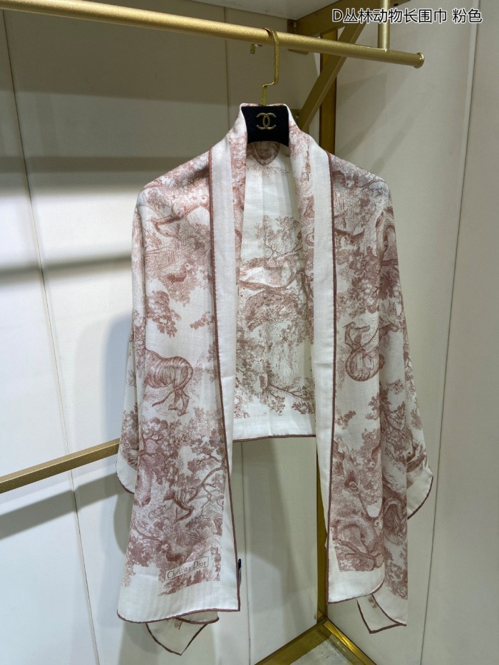 Streetwear Scarf Dior 329678 SIZE:60*200cm