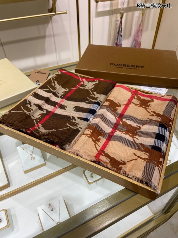 Streetwear Scarf BURBERRY 329718 size：90*200CM
