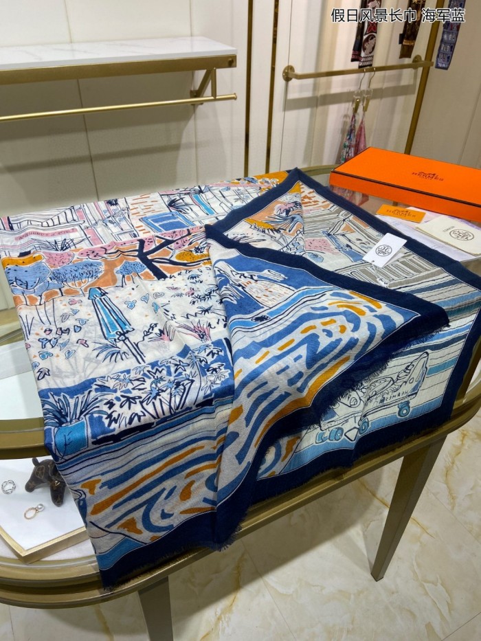 Streetwear Scarf Hermes   329720 size：110*200cm