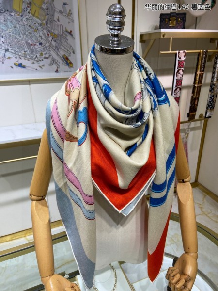 Streetwear Scarf Hermes   329676 size：140cm*140cm