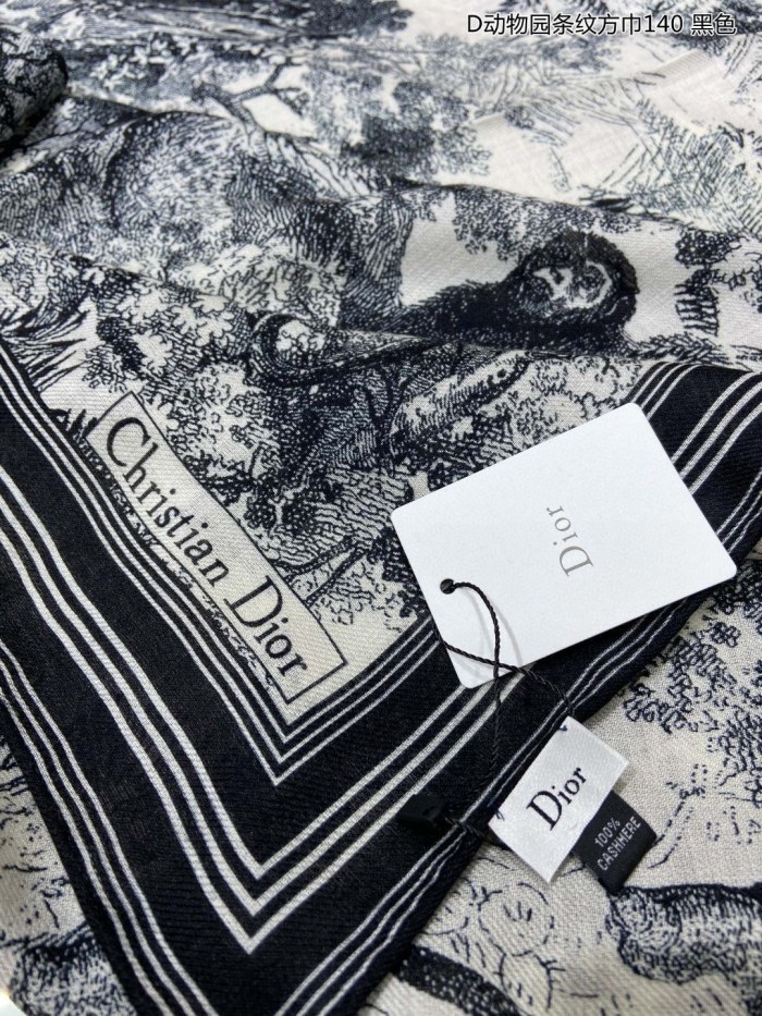 Streetwear Scarf Dior 329712 SIZE:140*140cm