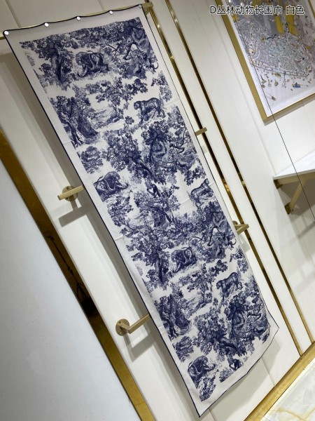 Streetwear Scarf Dior 329677 SIZE:60*200cm