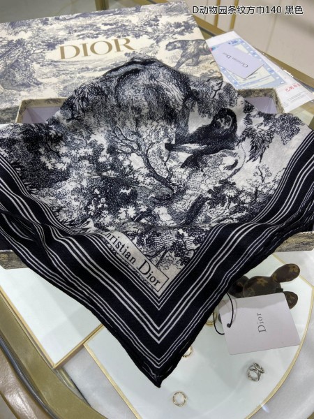 Streetwear Scarf Dior 329712 SIZE:140*140cm