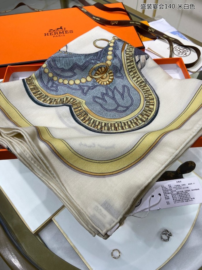 Streetwear Scarf Hermes   329672 size：140cm*140cm