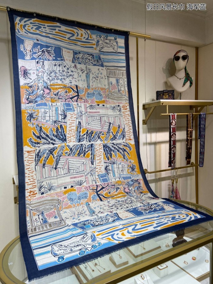 Streetwear Scarf Hermes   329720 size：110*200cm