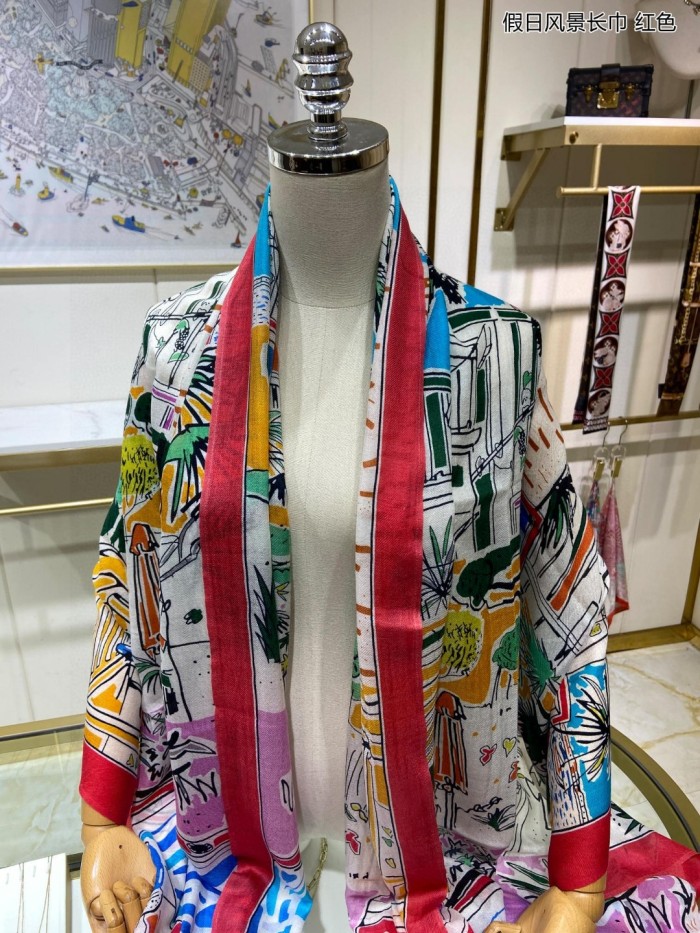 Streetwear Scarf LV  329719 SIZE:110*200cm