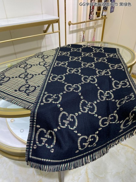 Streetwear Scarf GUCCI 329632 SIZE:47*180cm