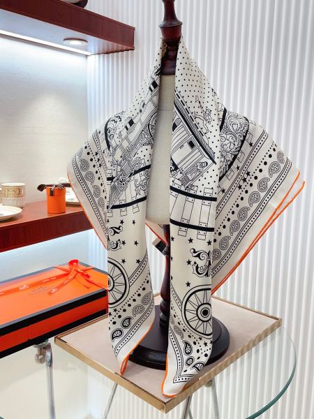 Streetwear Scarf Hermes 329609 SIZE:90cm*90cm