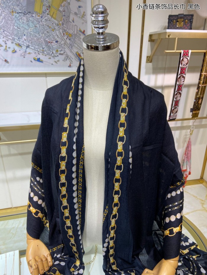 Streetwear Scarf CHANEL 329622 size：200*110 cm