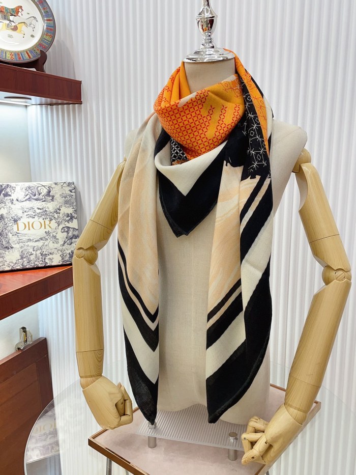 Streetwear Scarf Dior 329606 SIZE:140*140cm