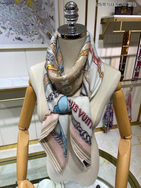 Streetwear Scarf LV  329629 SIZE:140*140cm