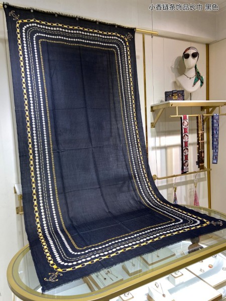 Streetwear Scarf CHANEL 329622 size：200*110 cm