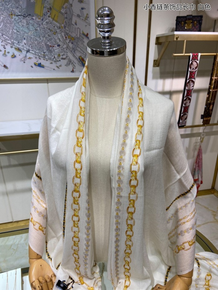 Streetwear Scarf CHANEL 329621 size：200*110cm