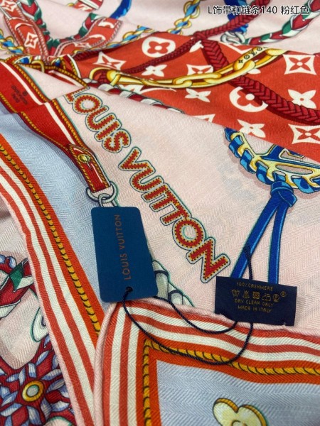 Streetwear Scarf LV  329628 SIZE:140*140cm