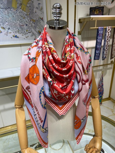 Streetwear Scarf LV  329628 SIZE:140*140cm