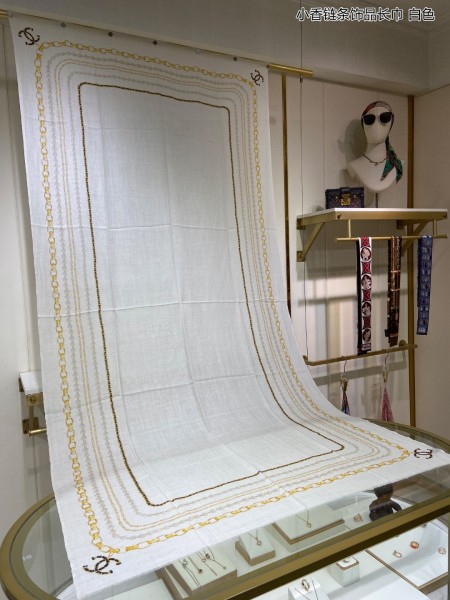 Streetwear Scarf CHANEL 329621 size：200*110cm