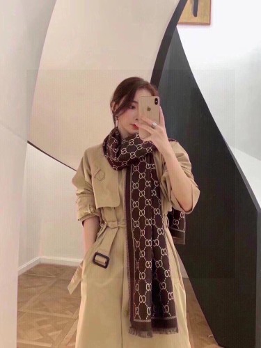Streetwear Scarf GUCCI 329638 SIZE:45*195cm