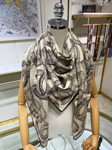 Streetwear Scarf CHANEL 329611 size：140*140cm