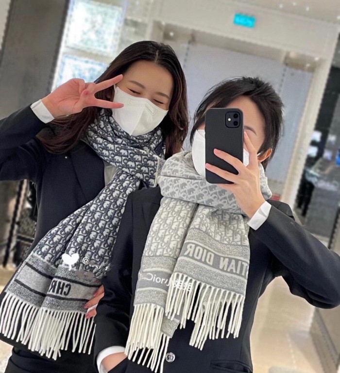 Streetwear Scarf Dior 329659 SIZE:45x180cm