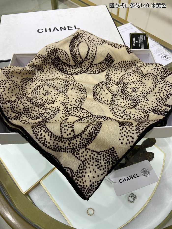 Streetwear Scarf CHANEL 329611 size：140*140cm