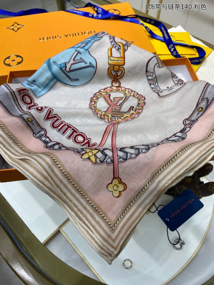 Streetwear Scarf LV  329629 SIZE:140*140cm