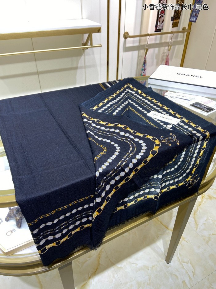 Streetwear Scarf CHANEL 329622 size：200*110 cm