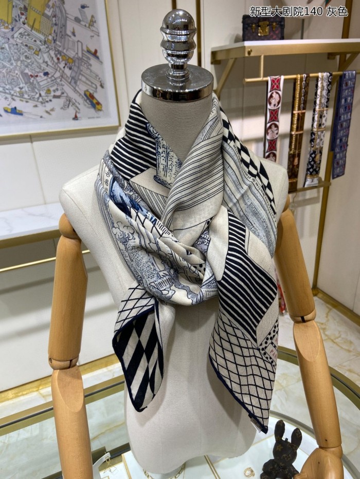 Streetwear Scarf Hermes   329627 size：140cm*140cm