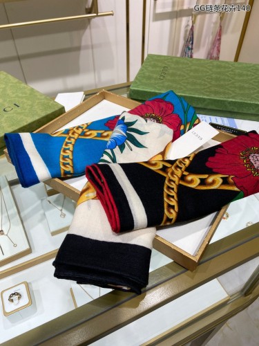 Streetwear Scarf GUCCI 329613 SIZE:140cm*140cm