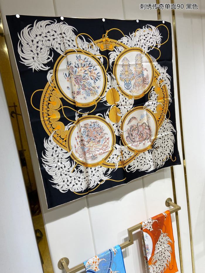 Streetwear Scarf Hermes   329623 size：90cm*90cm