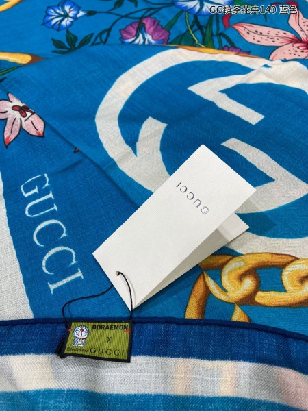 Streetwear Scarf GUCCI 329613 SIZE:140cm*140cm