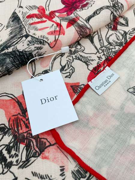Streetwear Scarf Dior 329604 SIZE:140*140cm
