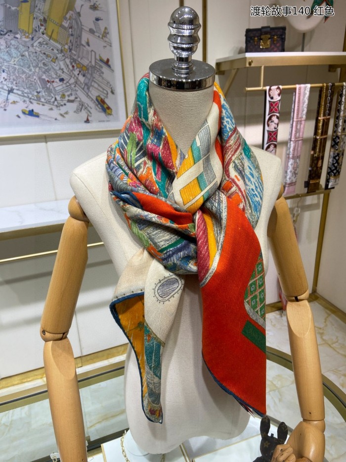 Streetwear Scarf Hermes   329634 size：140cm*140cm