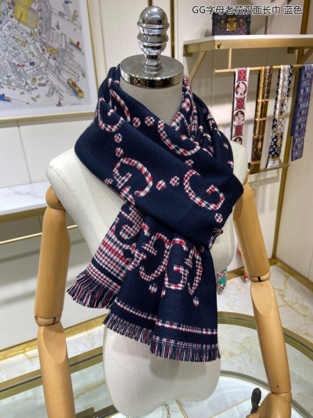 Streetwear Scarf GUCCI 329631 SIZE:47*180cm