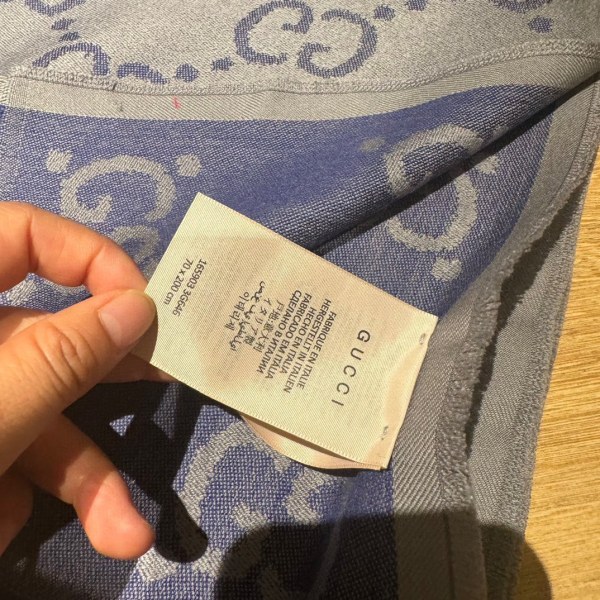 Streetwear Scarf GUCCI 329640 SIZE:210*70cm