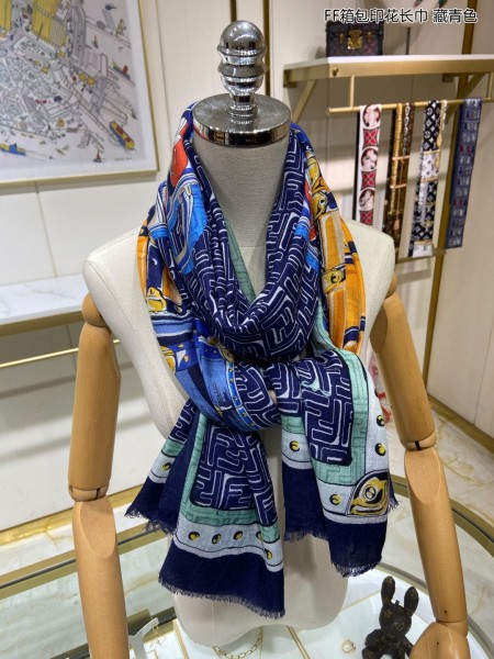 Streetwear Scarf FENDI 329618 SIZE:200*110 cm