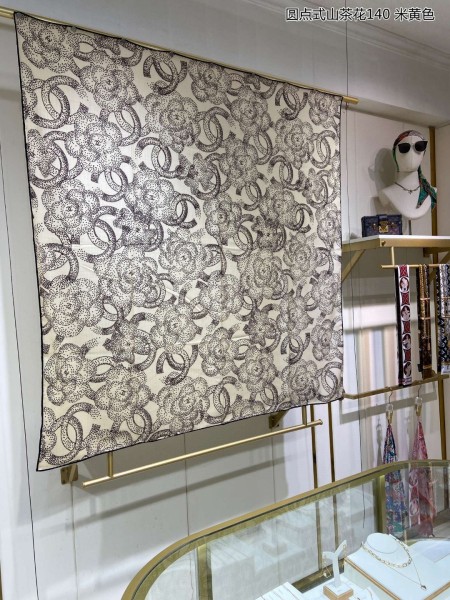 Streetwear Scarf CHANEL 329611 size：140*140cm