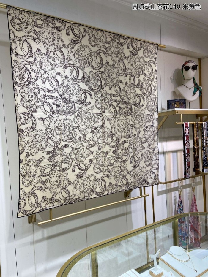 Streetwear Scarf CHANEL 329611 size：140*140cm