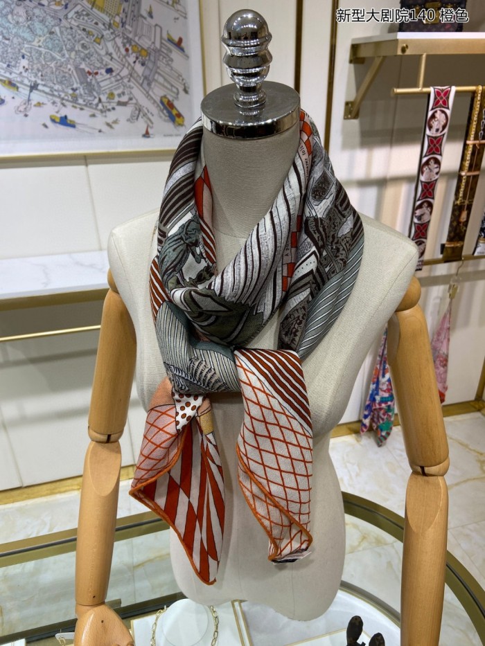 Streetwear Scarf Hermes   329626 size：140cm*140cm