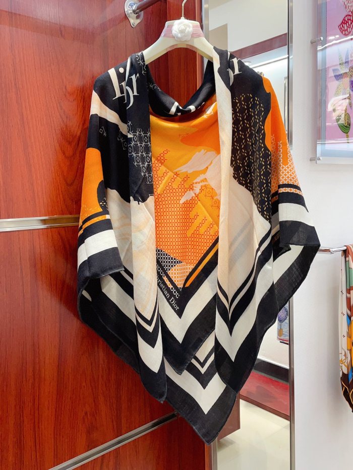 Streetwear Scarf Dior 329606 SIZE:140*140cm