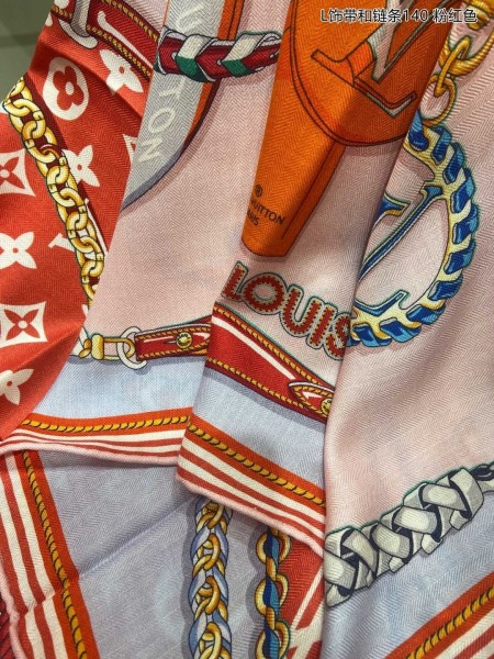 Streetwear Scarf LV  329628 SIZE:140*140cm