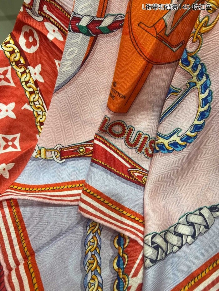 Streetwear Scarf LV  329628 SIZE:140*140cm