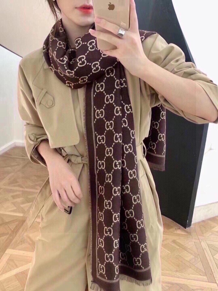 Streetwear Scarf GUCCI 329638 SIZE:45*195cm