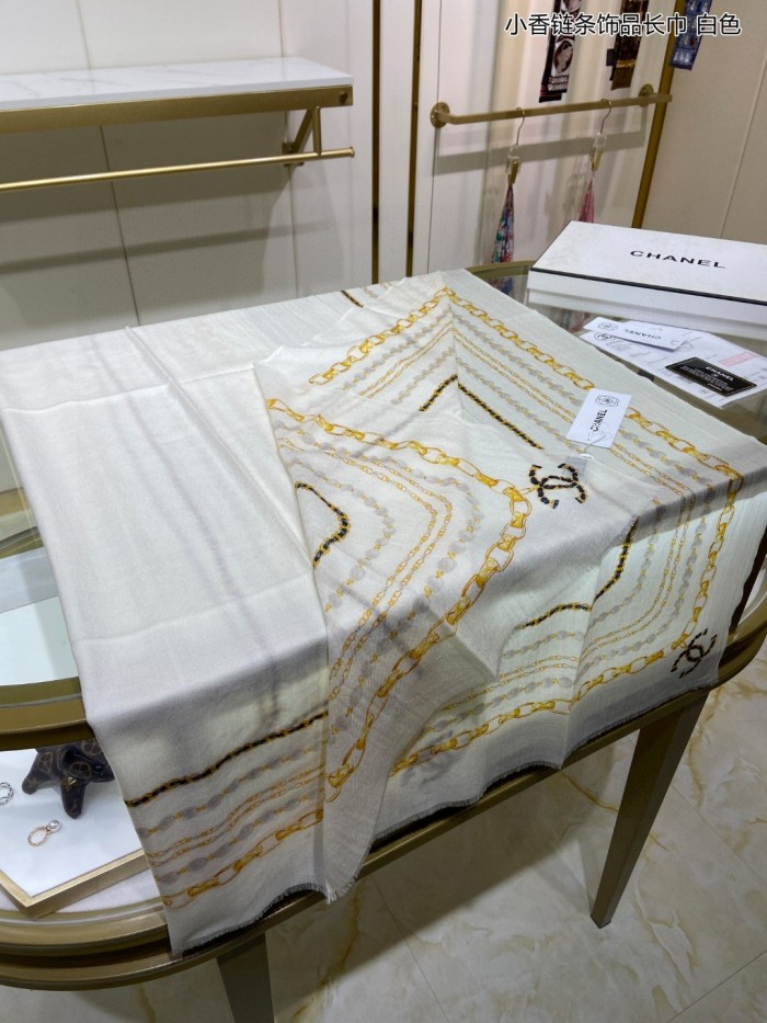Streetwear Scarf CHANEL 329621 size：200*110cm