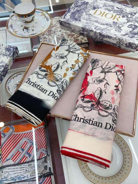 Streetwear Scarf Dior 329604 SIZE:140*140cm