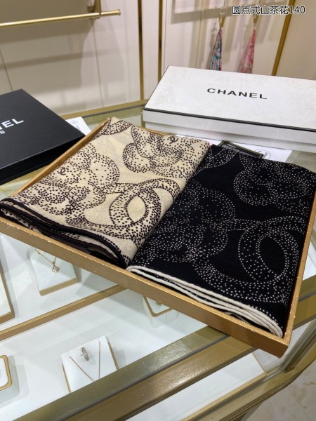 Streetwear Scarf CHANEL 329611 size：140*140cm
