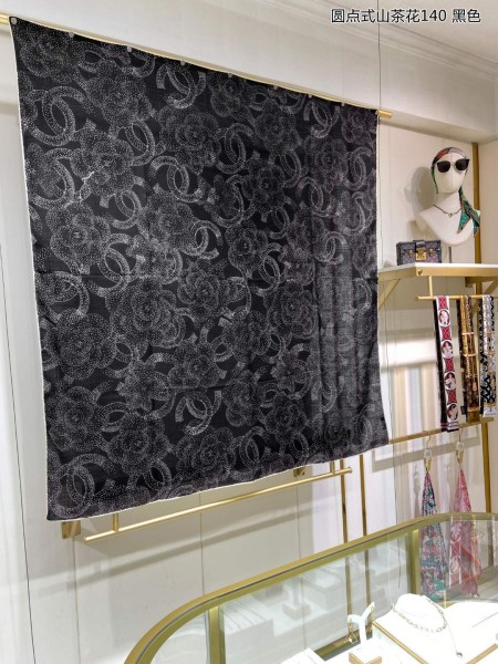 Streetwear Scarf CHANEL 329612 size：140*140cm
