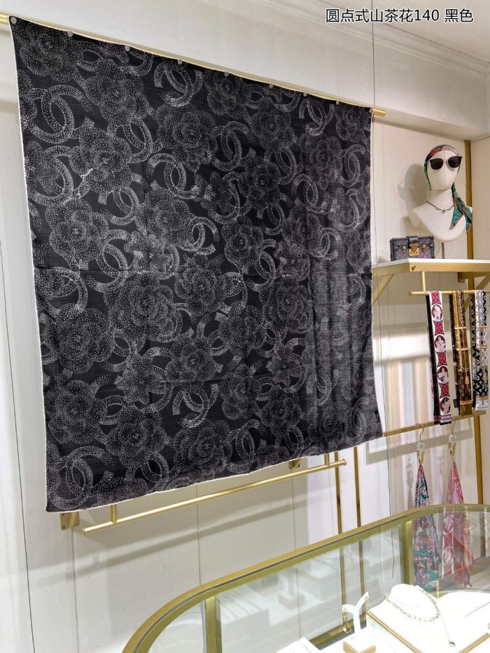 Streetwear Scarf CHANEL 329612 size：140*140cm